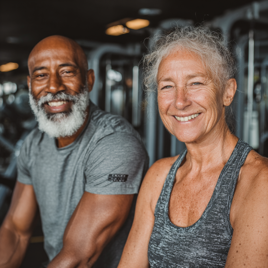 Grupo participando en programa FitDrive